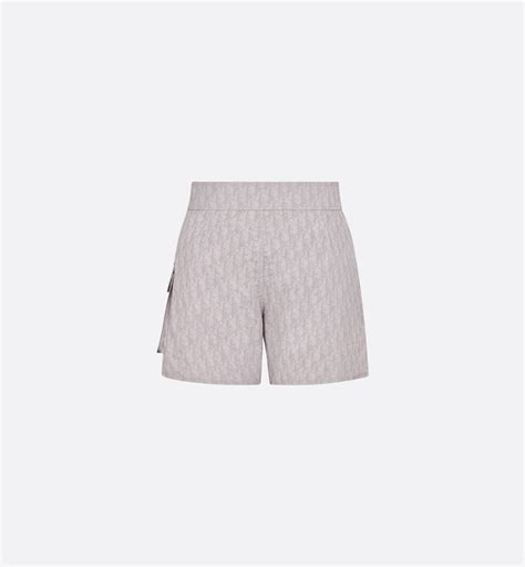 Dior Oblique Swim Shorts Pearl